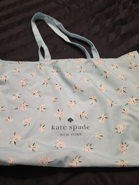 kate spade Light Blue Floral Tote
